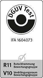 IFA-Zertifikat 1604073 für Graepel-City, Stahl feuerverzinkt, R 11, V 10